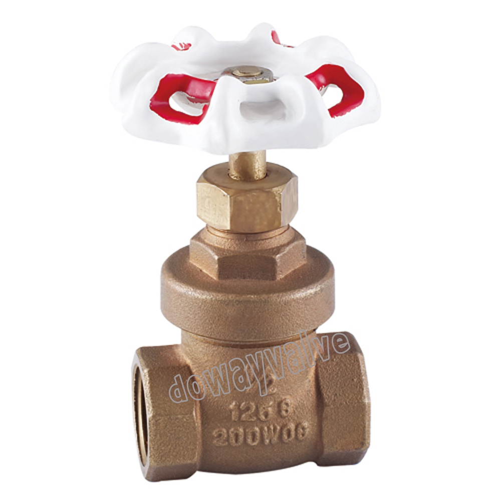 200wog NPT Threaded Forged Brass Gate Valve