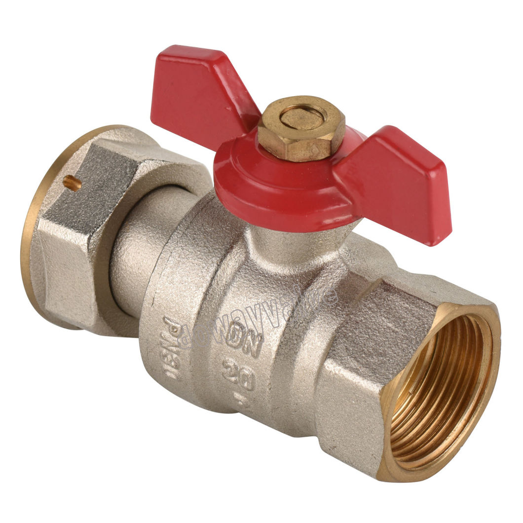 China Factory Custom High Quality Brass Angle Ball Valve with Union