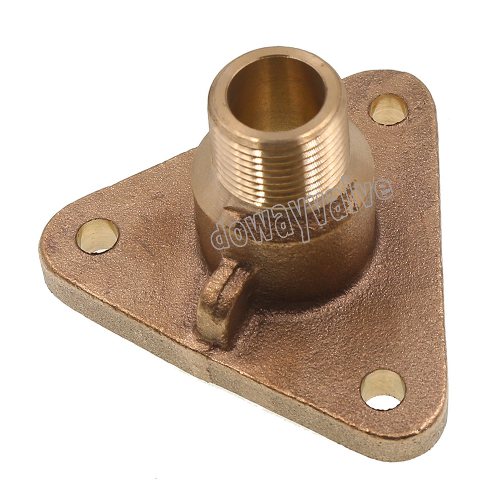 China Factory Custom Bronze Oval Sweat End Flanges