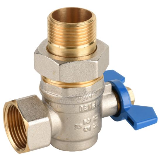 China Factory Custom Pn20 Lockbale Ball Valve for Water Meter （DW-B284）