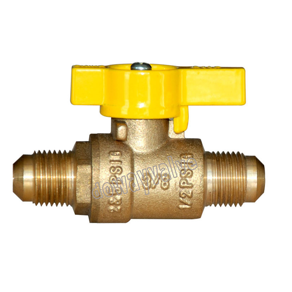 Forged Brass Gas Valves with NPT Threaded End