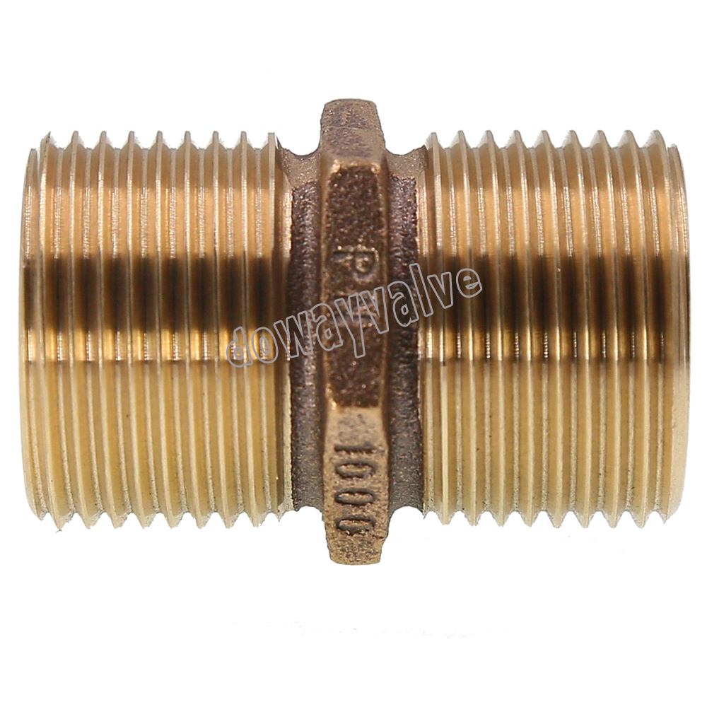 Male Thread Bronze Pipe Nipple