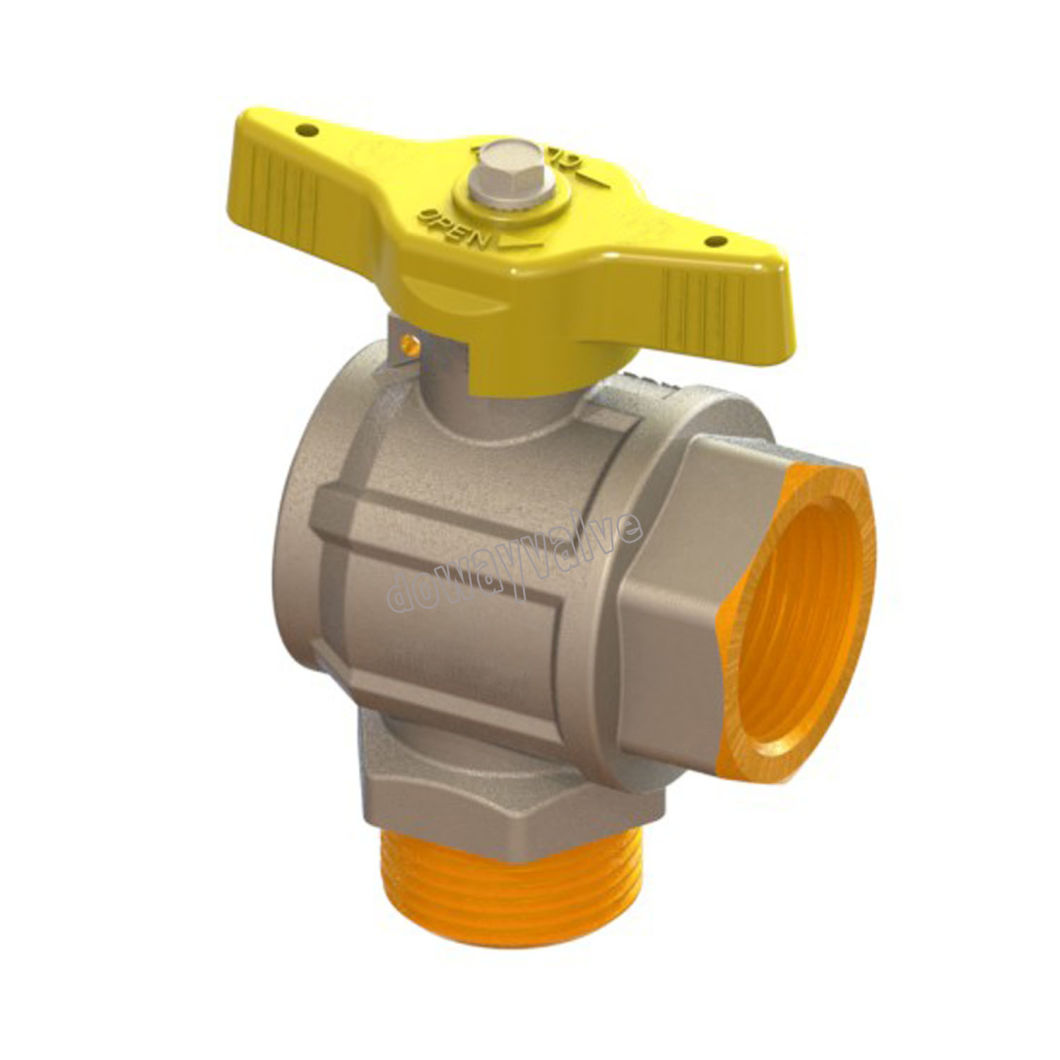Heavy Type Full-Bore Right-Angle Gas Ball Valve