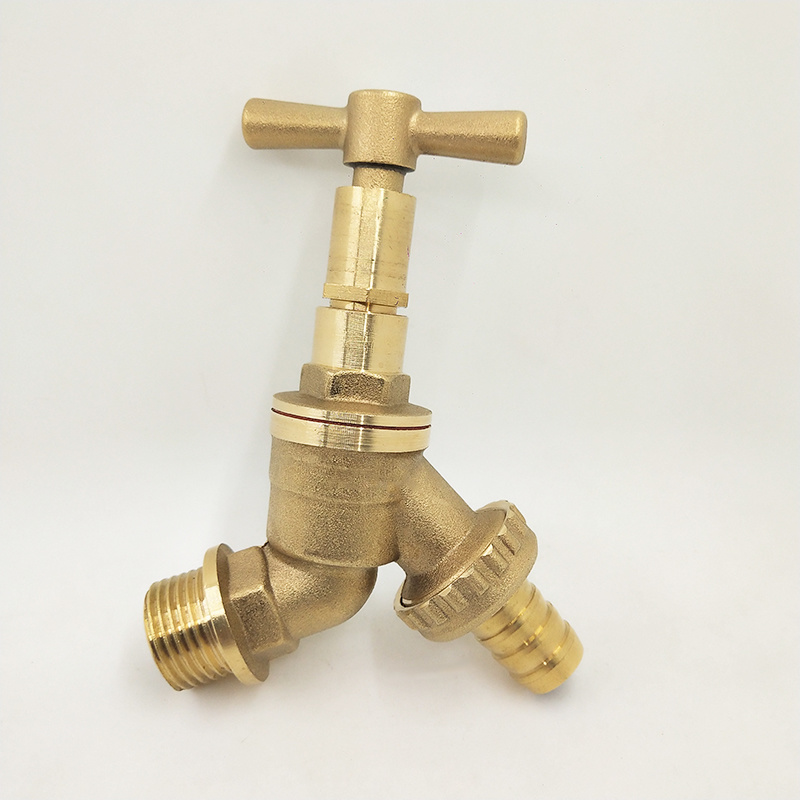 China Factory Custom High Quality Brass Lockshield Hose Tap