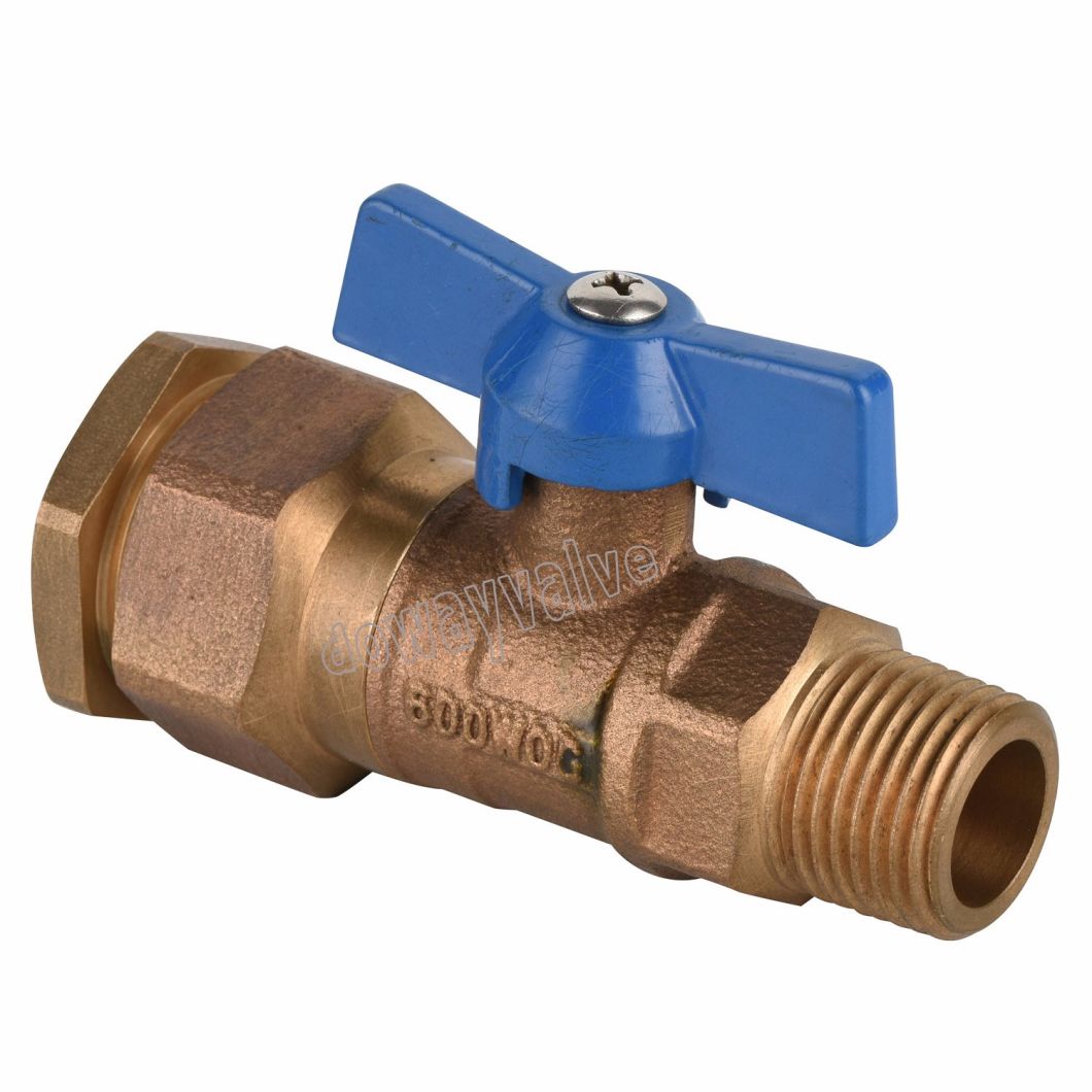 600wog Bronze Ball Valve with PE End