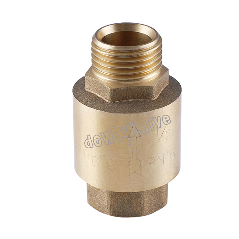 Male X Female Brass One Way Valve