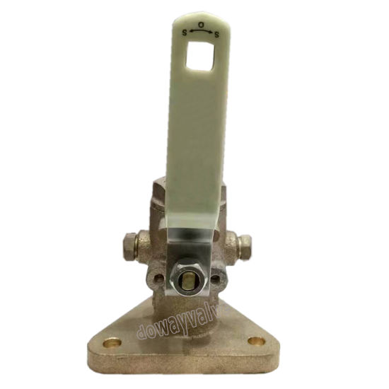 Steel Handle Bronze Flanged Seacock Valve (DW-BV017)