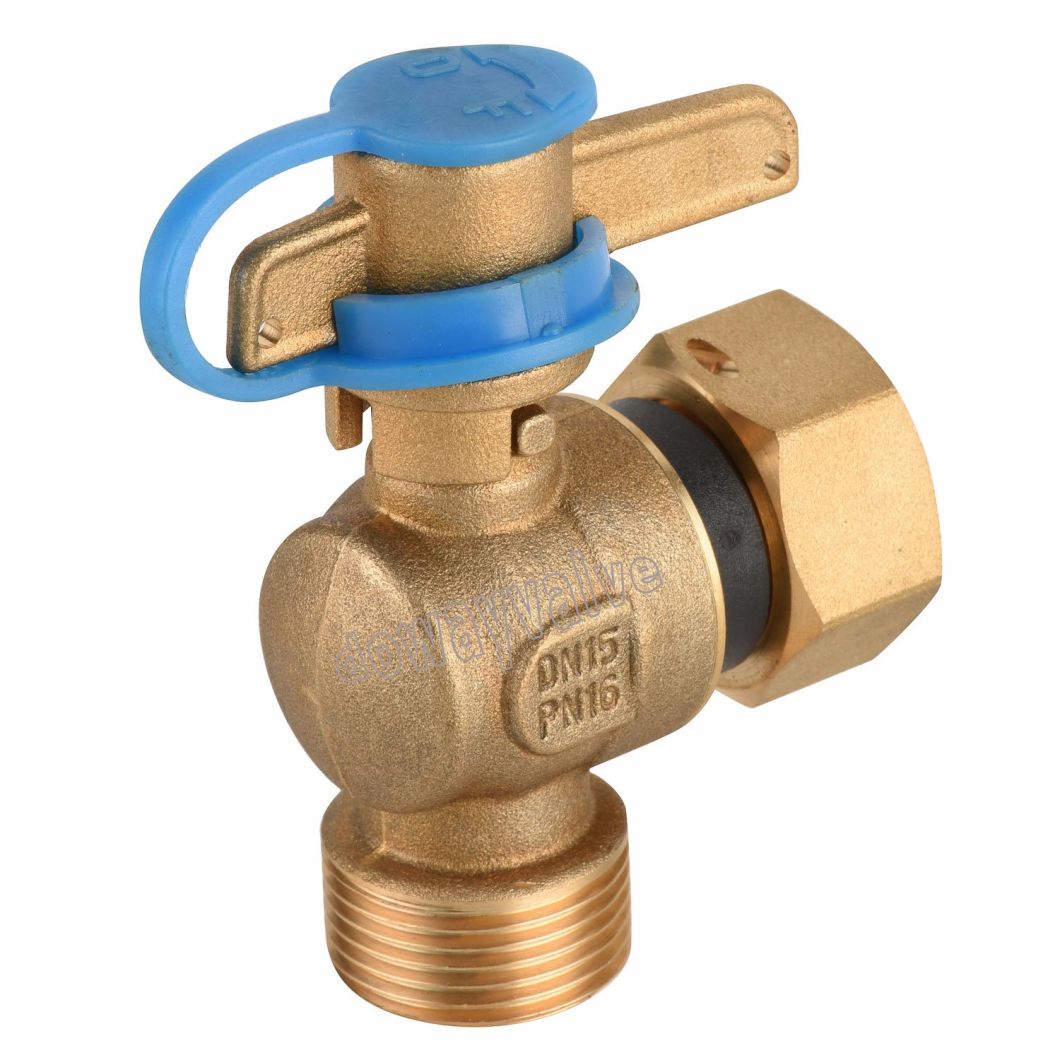 Brass Angle Forged Lockable Ball Valve