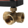 Motorized Electric Full Port Brass 3 Way Ball Valve (DW-EB001)