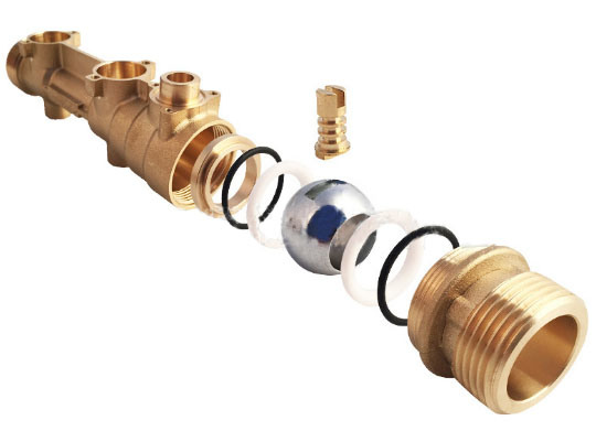 Lengthened Heat Meter Sensor Tube with Valve