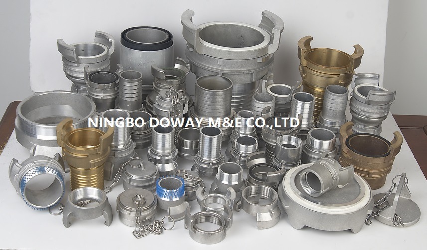 France Type Aluminum Guillemin Couplings Female with Latch