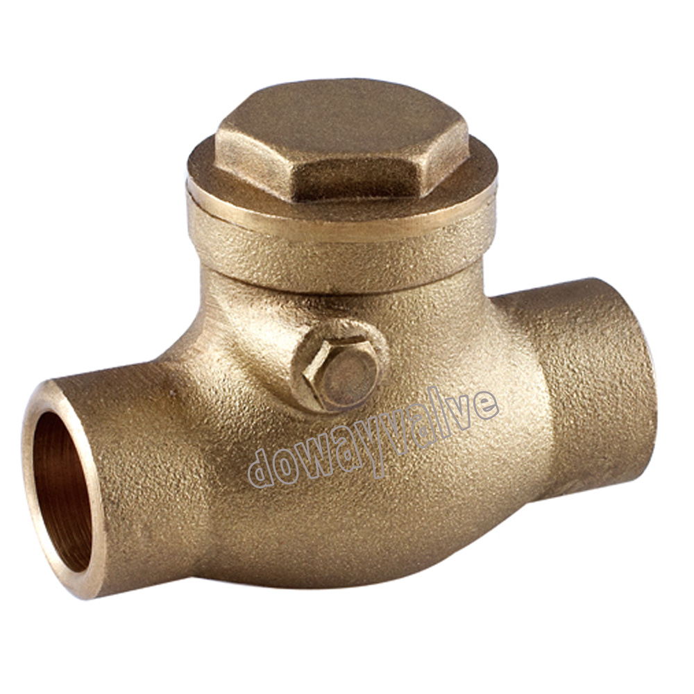 Sweat Ends Brass Swing Check Valve