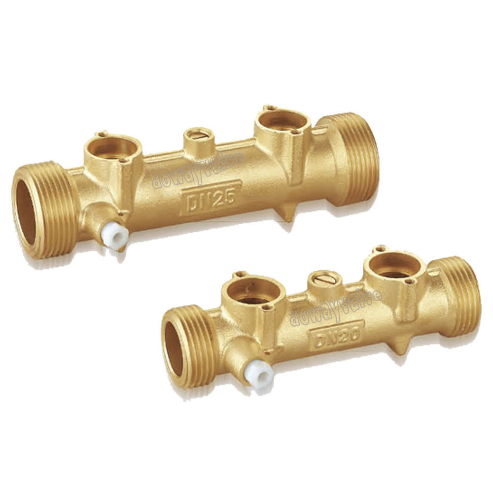 China Factory Ultrasonic Heat Water Meter Brass Base Pipe