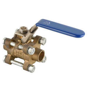 China Factory Steel Handle 3PC Sweat Ball Valve （DW-2014）