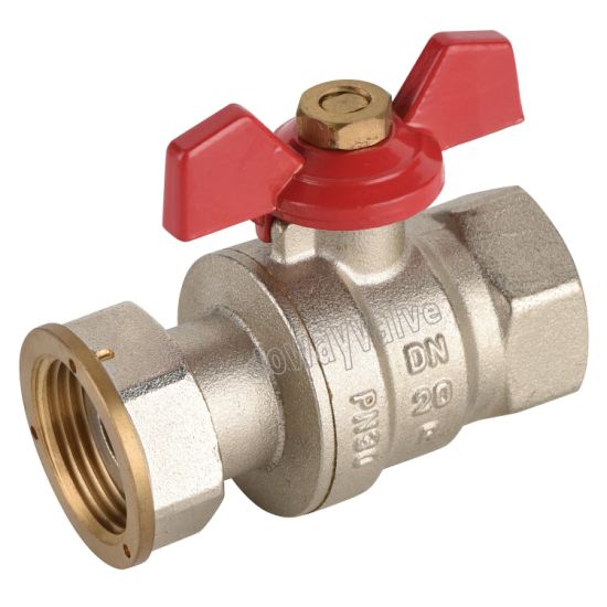China Factory Custom Pn20 Lockbale Ball Valve for Water Meter （DW-B284）