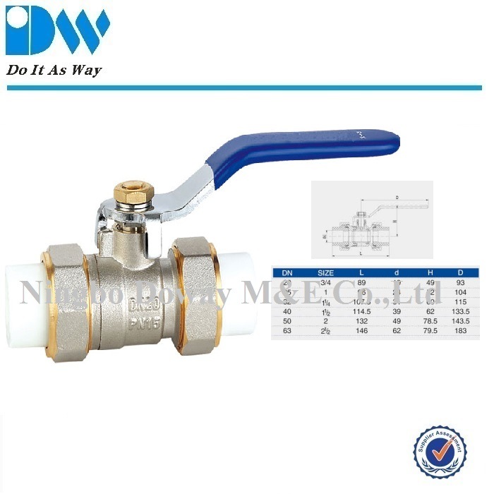 Forged Brass Female PPR Ball Valve