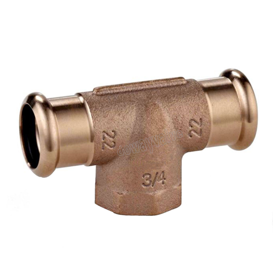 Press X Fpt X Press Bronze Tee with Press Fits