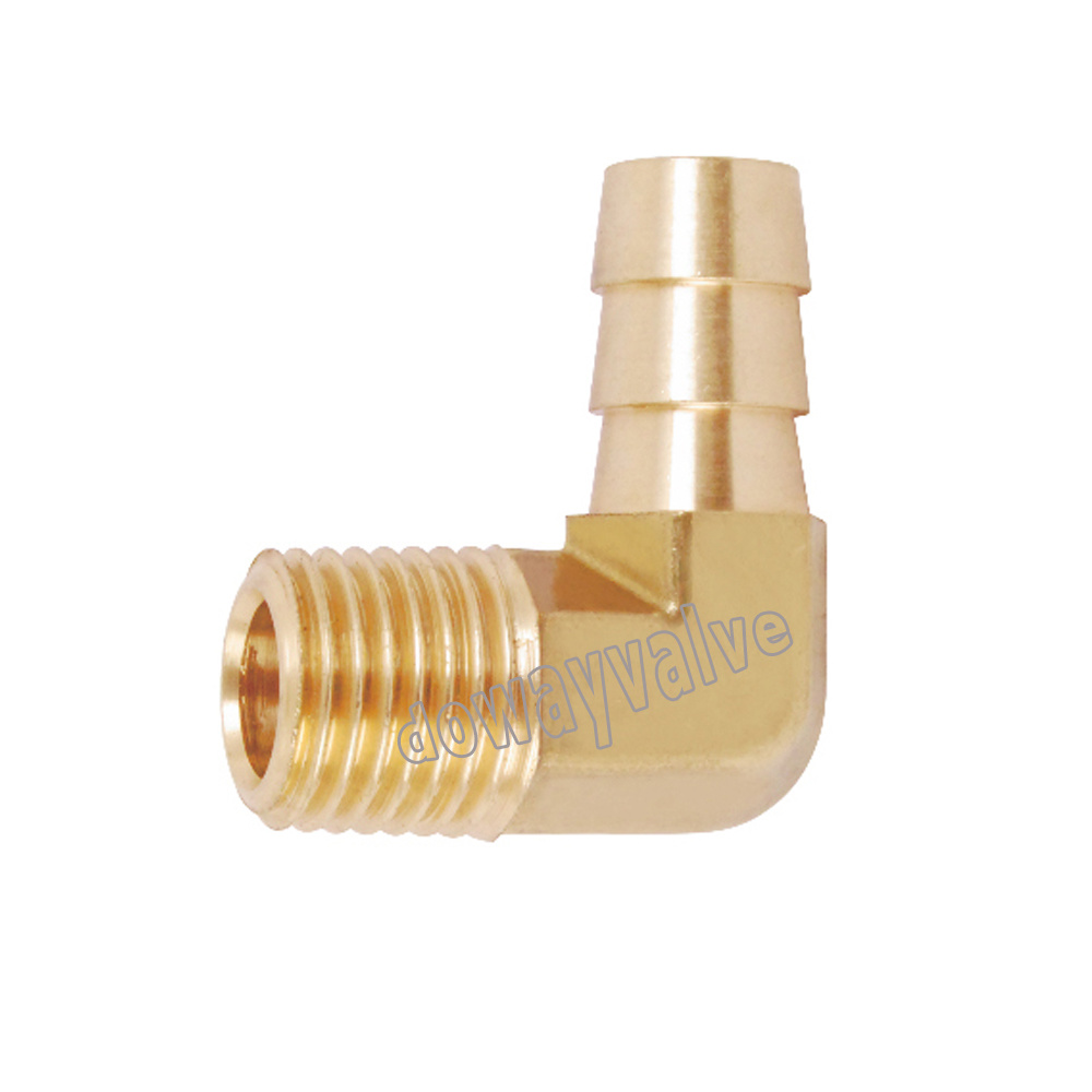 Brass Male Elbow for Hose Barb and Pipe