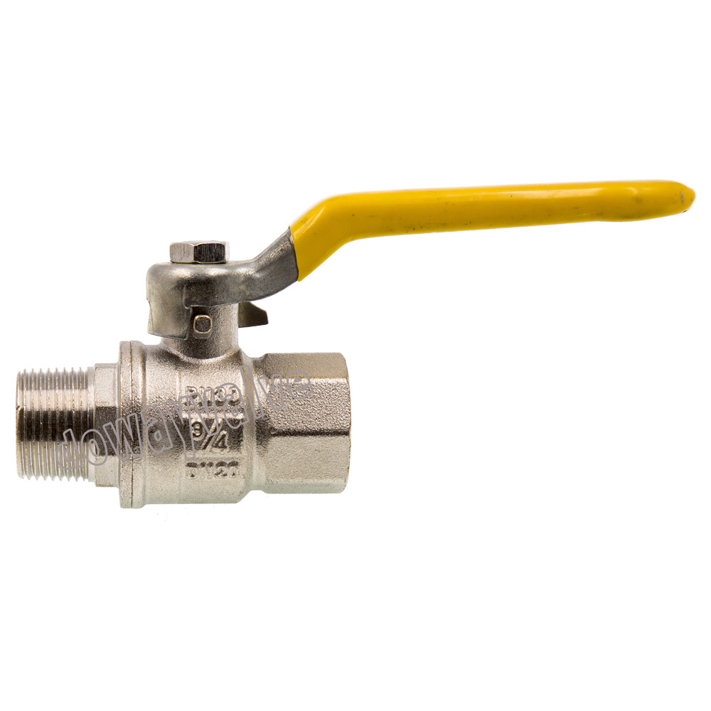 En331 PVC Coated Steel Handle Gas Ball Valve