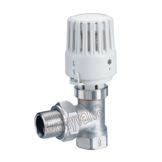 3-Way Manual Plated Forged Brass Radiator Valve （DW-RV019）