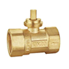 Female X Male Thread Brass Electric Ball Valve for Air Condition （DW-EB003）