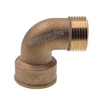 Male Thread and Barbs Connected Bronze Elbow Fitting （DW-BF025）