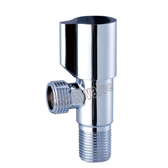 Brass Round Handle Heating Angle Valve （DW-AV004）